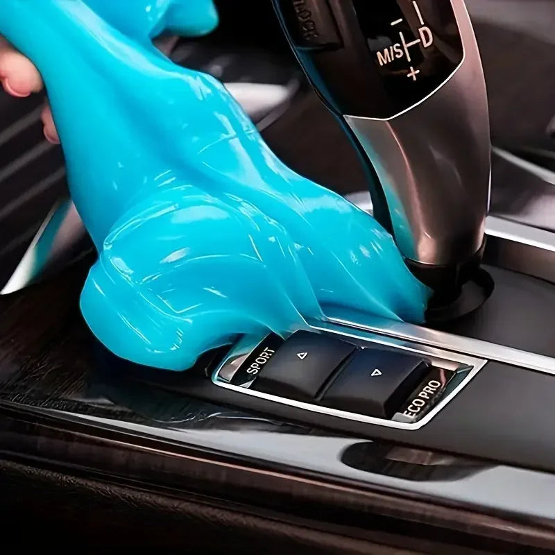 Showlu Smart General car cleaning gel in a container, designed for removing dust and dirt from vehicle interior and exterior surfaces.