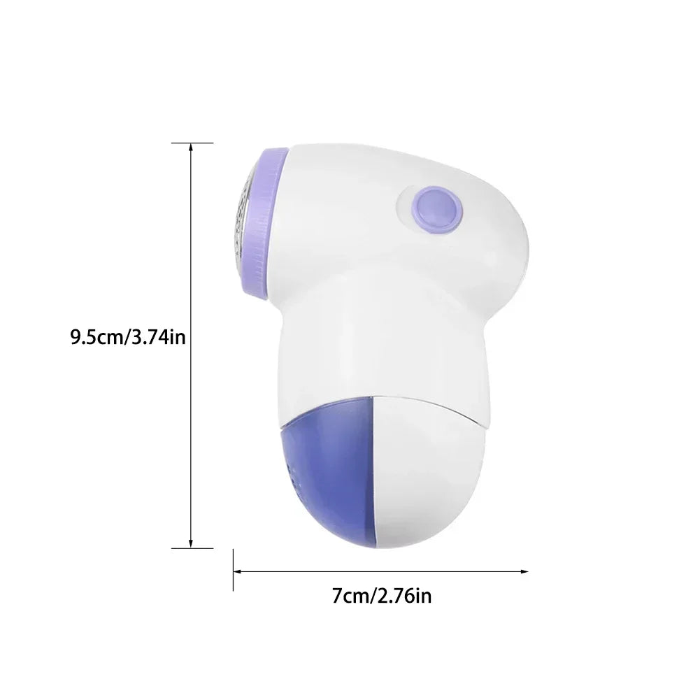 Showlu Smart General electric lint remover fabric shaver with a handheld design and stainless steel blade for removing lint and fuzz from fabrics.