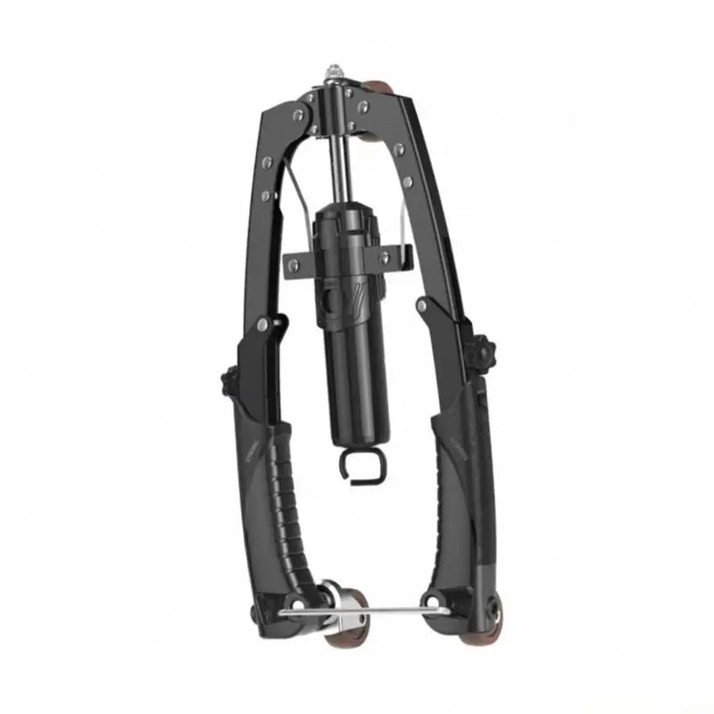 Showlu Adjustable Hydraulic Chest Press Machine arm trainer with built-in counter for strength training and upper body workouts.