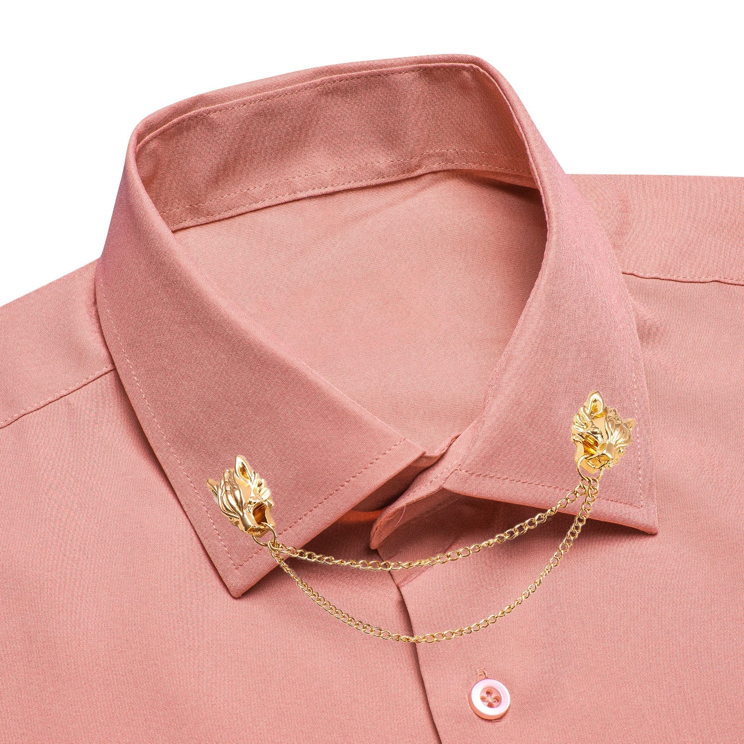 Hi-Tie men's silk slim fit long sleeve shirt with solid jacquard pattern, formal top for elegant men's fashion.
