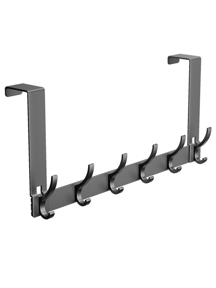Wall-mounted multi hooks from Showlu Smart General, showing a sleek, organized metal hook rack for hanging items.