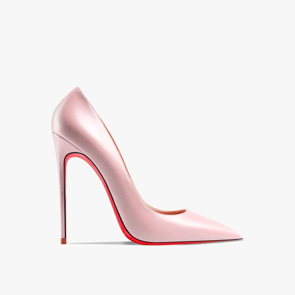 Red pointed toe high heels for women with 12cm stiletto heels, stylish and elegant pumps from SHOWLU FASHION STORE.