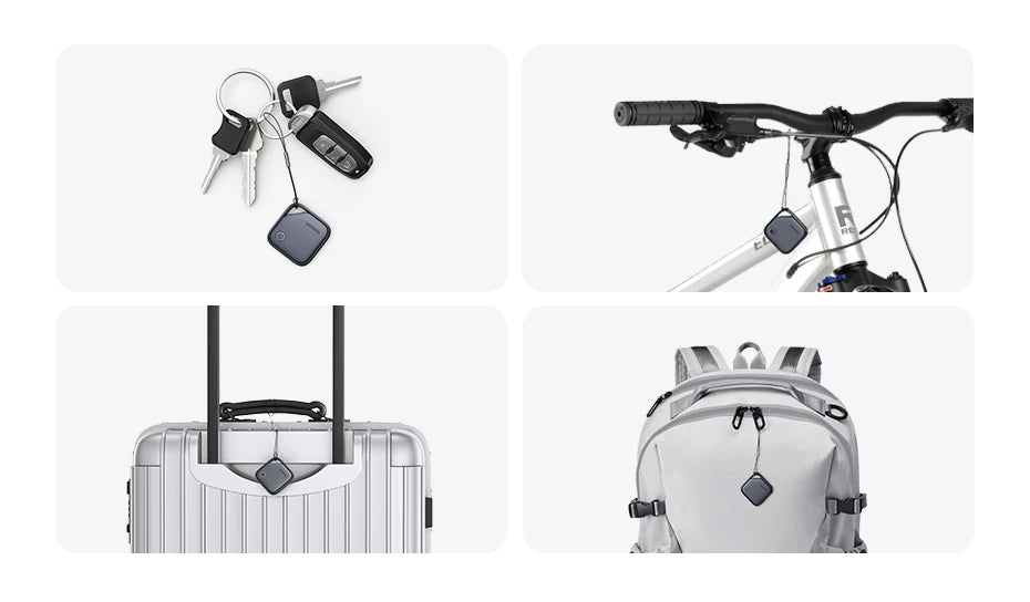 Showlu Smart General Bluetooth Key Finder with compact design and keyring attachment, perfect for locating misplaced keys.