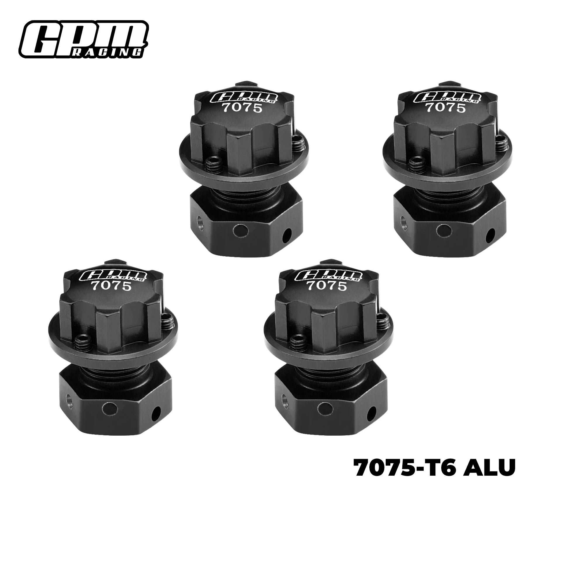 ARRMA 1/7 Limitless 8S aluminum wheel hex nut and lock nut, compatible with gear box, featuring 17mm size for RC car upgrades.