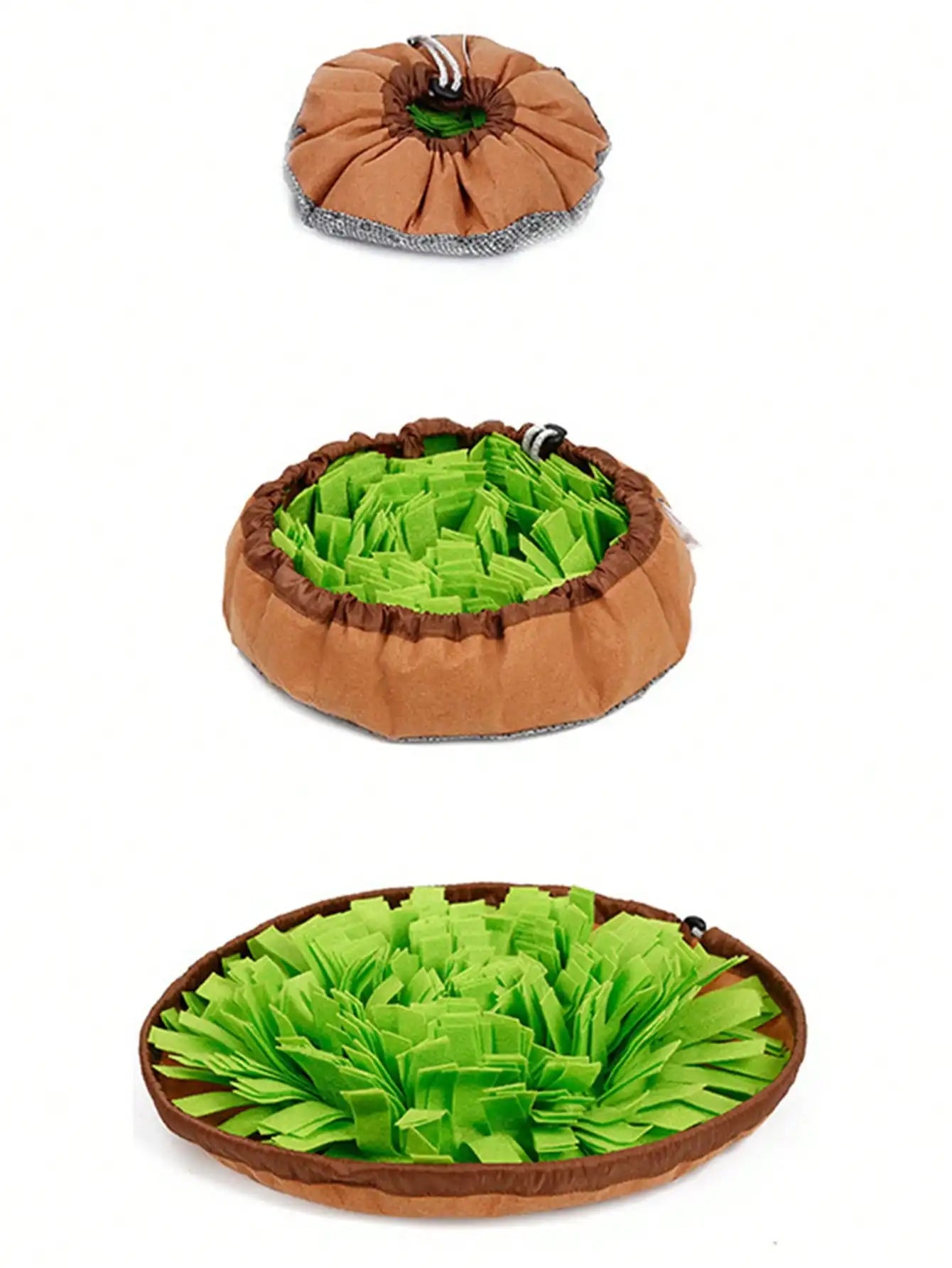 Pet snuffle mat for dogs by Showlu Fashion Store, nosework feeding mat for training, stress relief, and natural foraging skills.