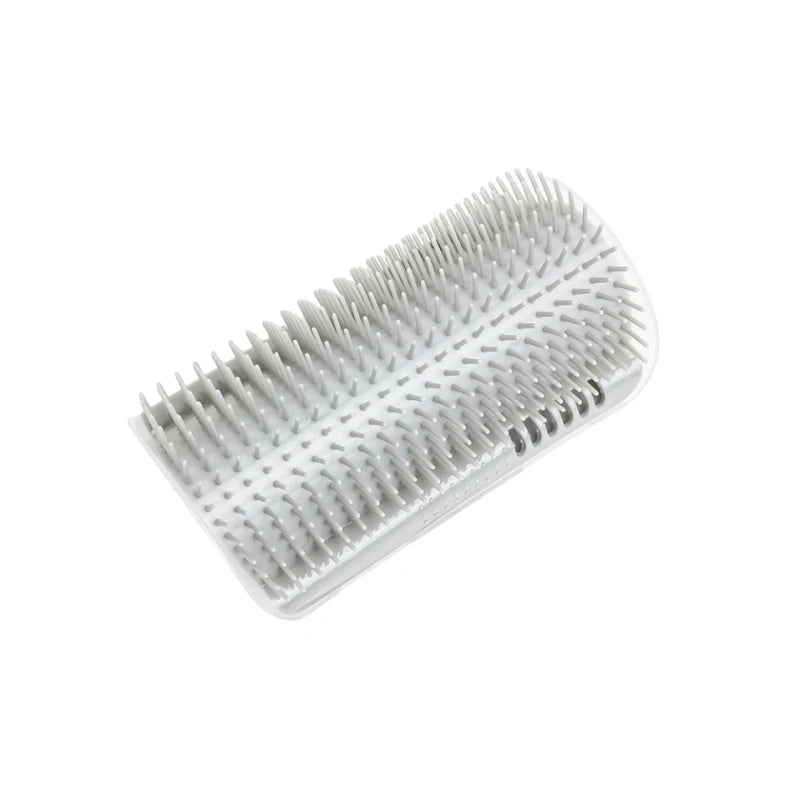 Showlu Fashion Store cat scratcher and massager with grooming brush, designed for cats and kittens to remove hair and promote scratching.