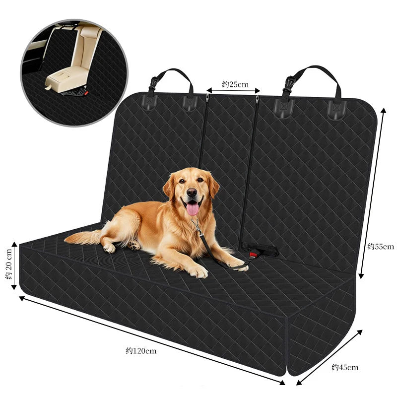 Waterproof DUTRIEUX large dog car seat cover by Showlu Fashion Store, made of durable Oxford fabric, fits car seats to protect from pets.