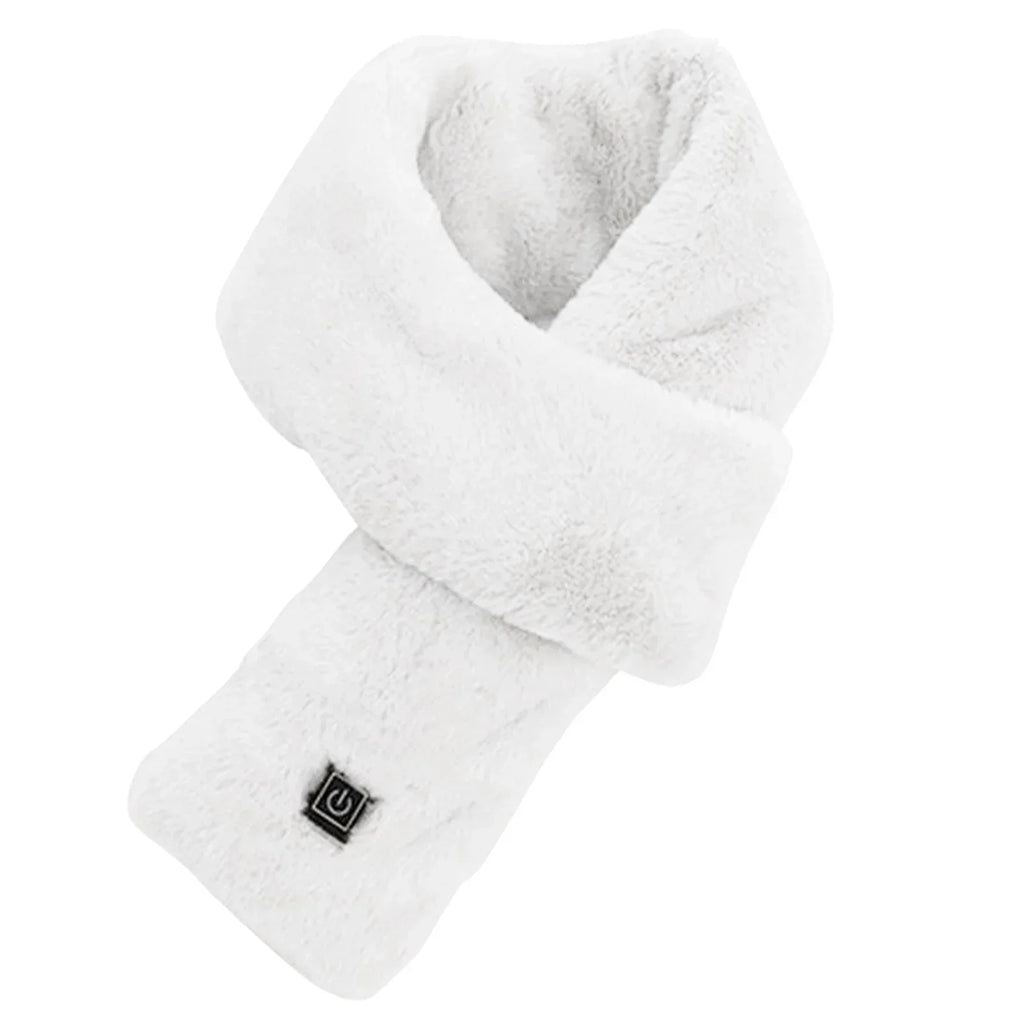 Showlu Smart General electric heated neck scarf with USB connection, soft fabric and adjustable fit for warmth and comfort.