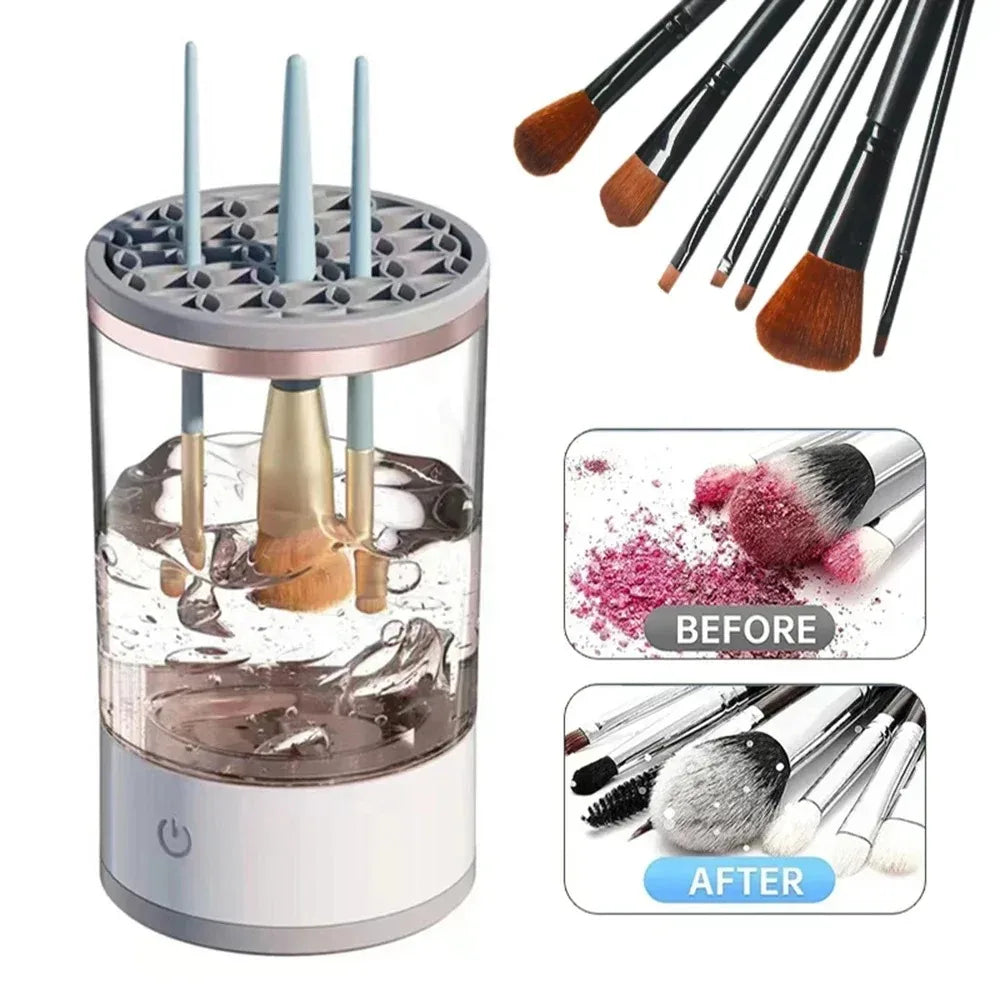 Showlu Smart General makeup brush dryer machine with sleek design and four drying ports for quick, efficient brush drying.