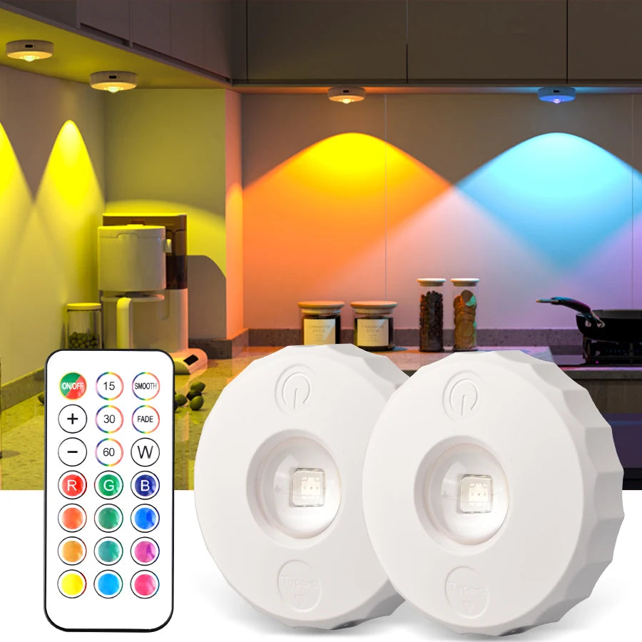 Showlu Smart General LED floating shelf lights mounted on a wall, showcasing modern lighting for home or office decor.