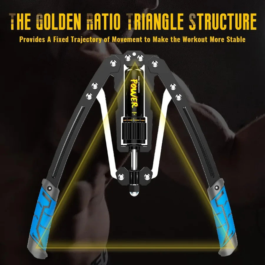 Showlu Hydraulic Power Twister Arm Exerciser with adjustable 22-440 lbs resistance for arm strength training.