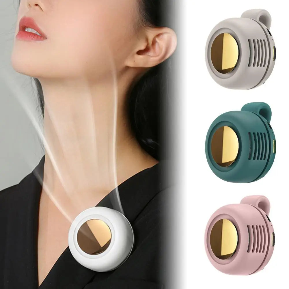 Showlu Smart General portable USB clip fan with 60 blades, compact design, and adjustable clip for personal cooling.