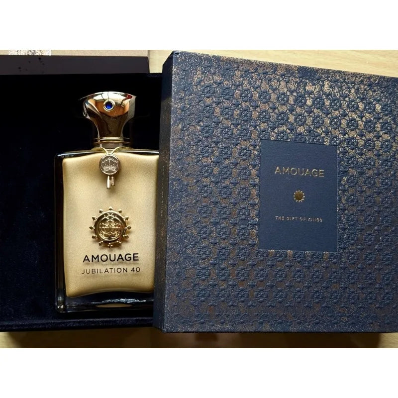 Amouage Jubilation 40 Man Extrait de Parfum 100ml floral spray bottle, elegant fragrance for men