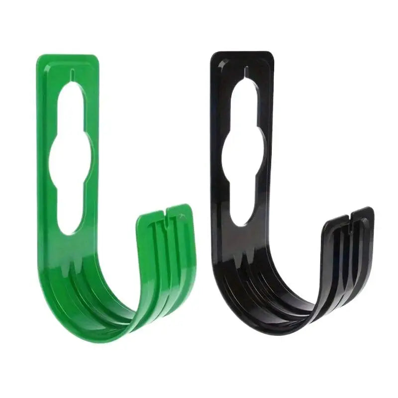 Wall-mounted Showlu Smart General hose holder with a sleek design, perfect for organizing garden hoses efficiently.