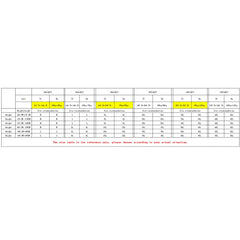 A size recommendation chart for men's clothing showing height and weight ranges for sizes M to 4XL.