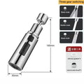 Showlu universal faucet extender with 3-mode anti-splash metal sprayer for enhanced water control and splash prevention.