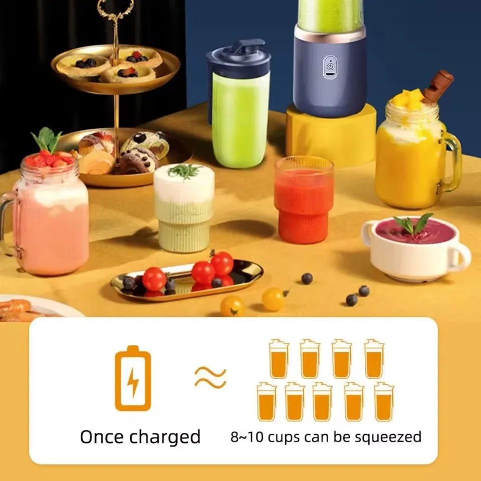 Showlu Smart General portable USB mini juicer blender cup with sleek design and compact size for on-the-go blending.