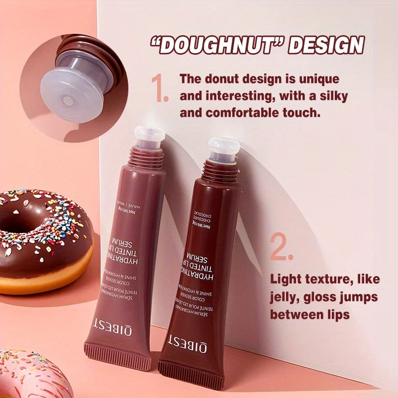 Brightening lip moisturizing serum and colored lip balm treatment by SHOWLU FASHION STORE, showing a sleek tube with a glossy finish.