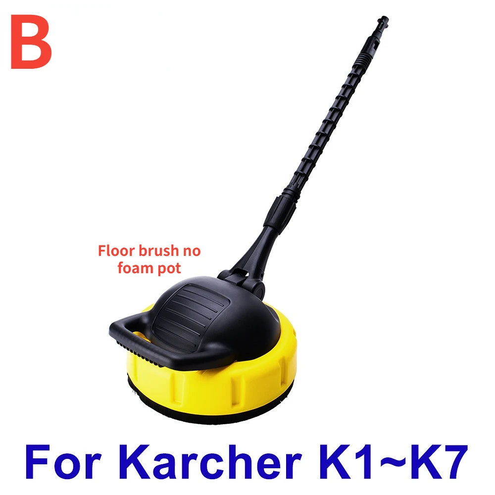 Showlu Smart General 16-inch pressure washer surface cleaner with rotating scrub brushes for efficient outdoor cleaning.