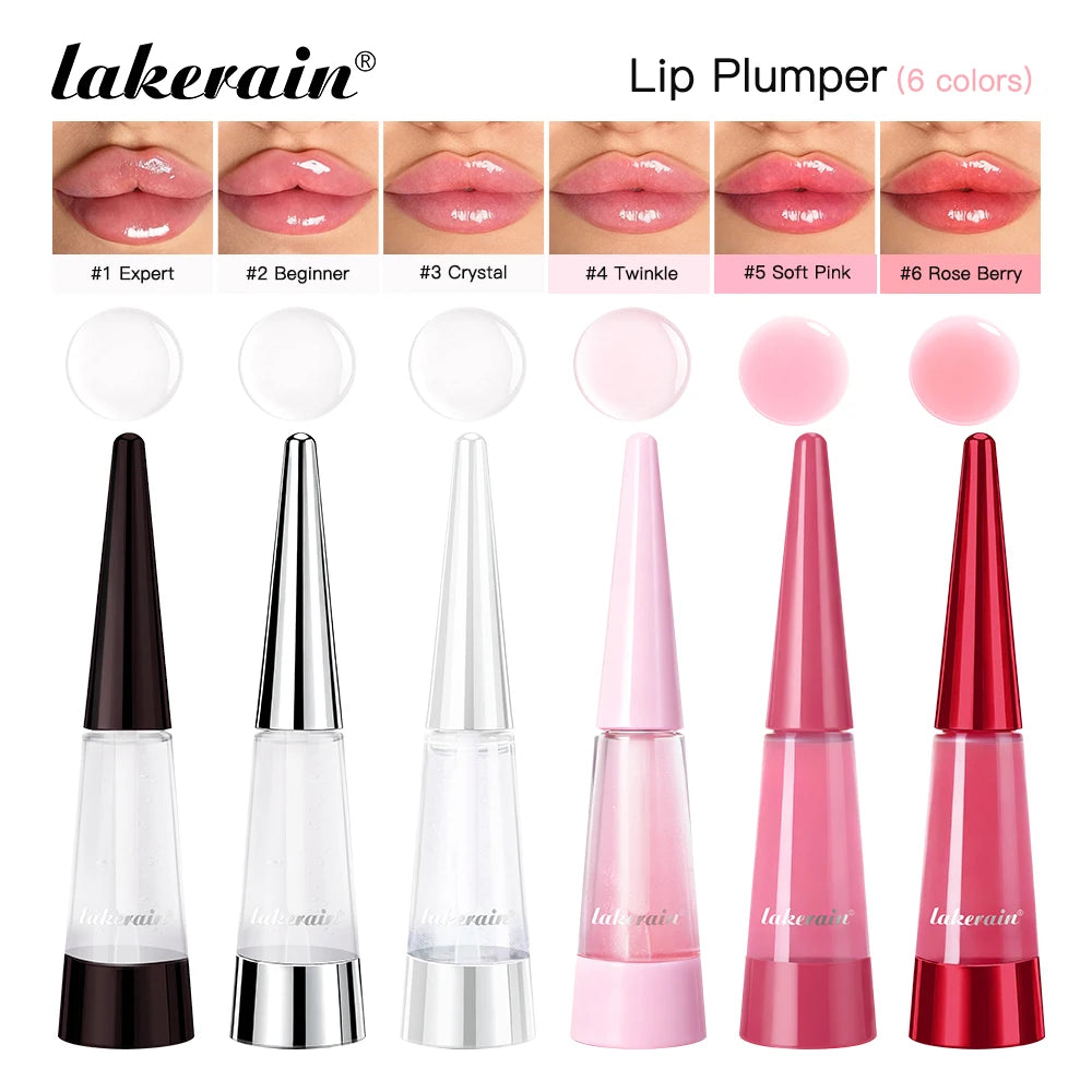 Showlu Smart General Lip Oil Plumper with glossy finish and sleek packaging, highlighting its nourishing and volumizing features.