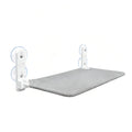 Showlu Metal Cat Window Perch with suction cups, supports 15kg, featuring a metal frame and cozy hammock for feline lounging.