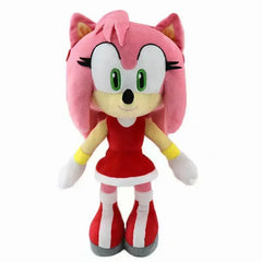 2025 HOT SALE 30CM High quality Sonic Plush Toy Sonic Knuckles Tails Cute Cartoon Soft Stuffed Doll Birthday Gift for Children/