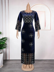 African Dresses For Women Vetement Femme Dashiki Abaya Maxi Dress Africa Clothes Dashiki Ankara Dresses 2025 Spring Summer New