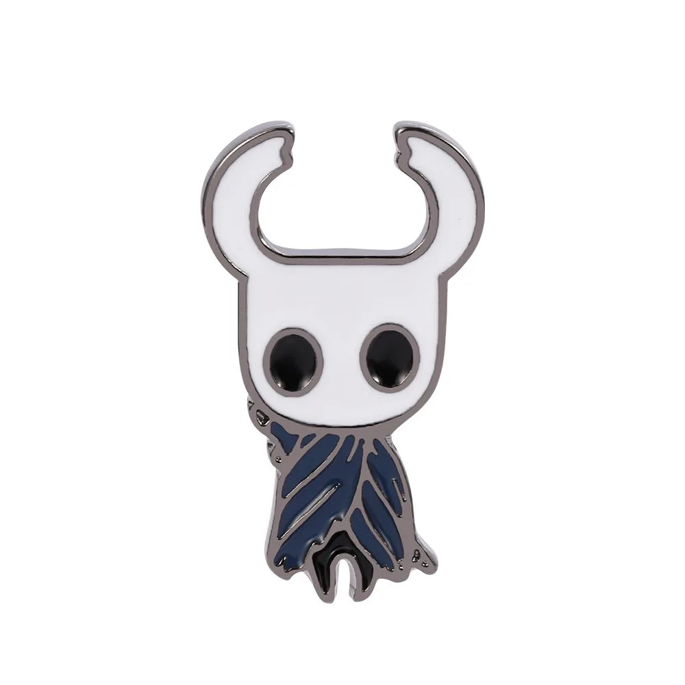 Wannee Hollow Knight enamel pin by SHOWLU FASHION STORE featuring zinc alloy video game-themed brooch badge with detailed design.