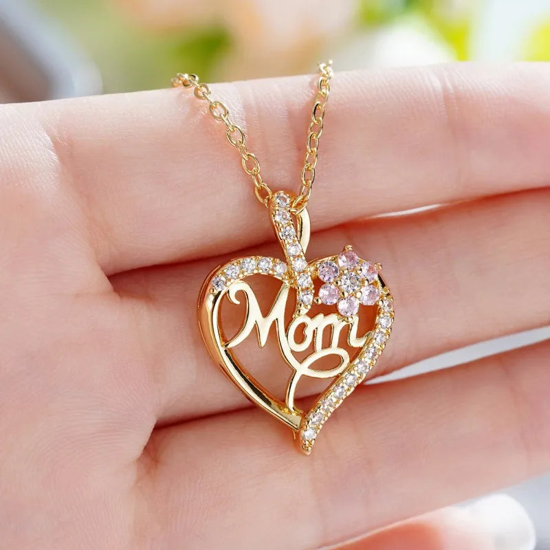 Heart-shaped pendant necklace by ZHIXUN, featuring hollow zinc alloy design, ideal for stylish party jewelry.