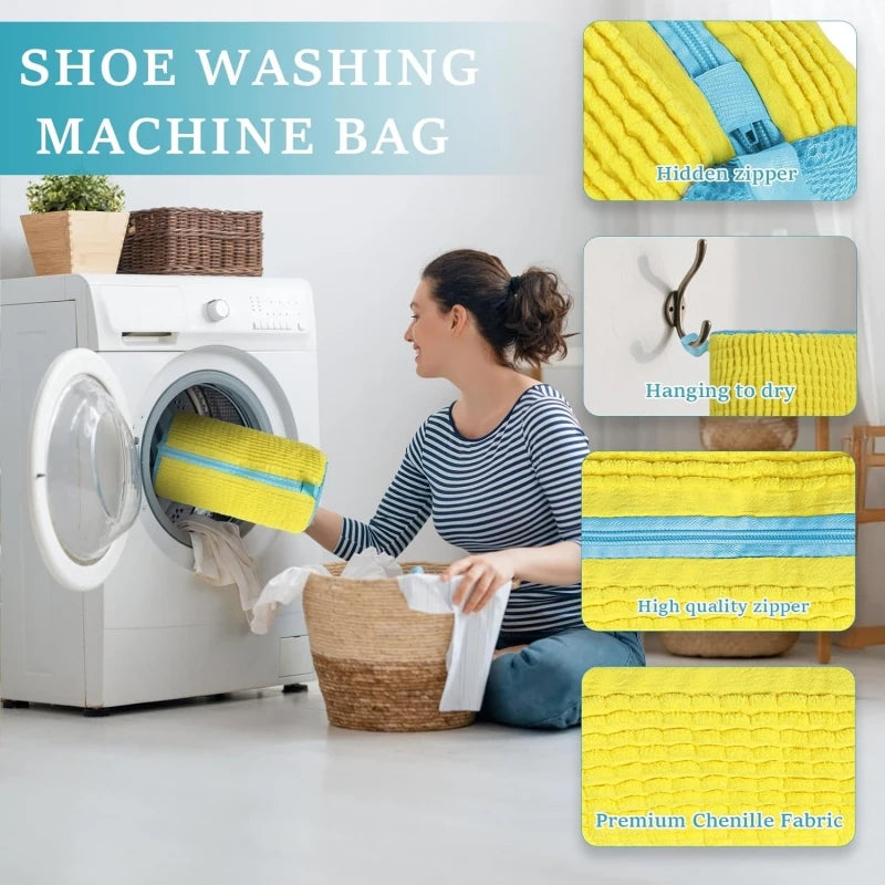 Showlu Smart General portable shoe cleaner brush with bristles for removing dirt from shoes
