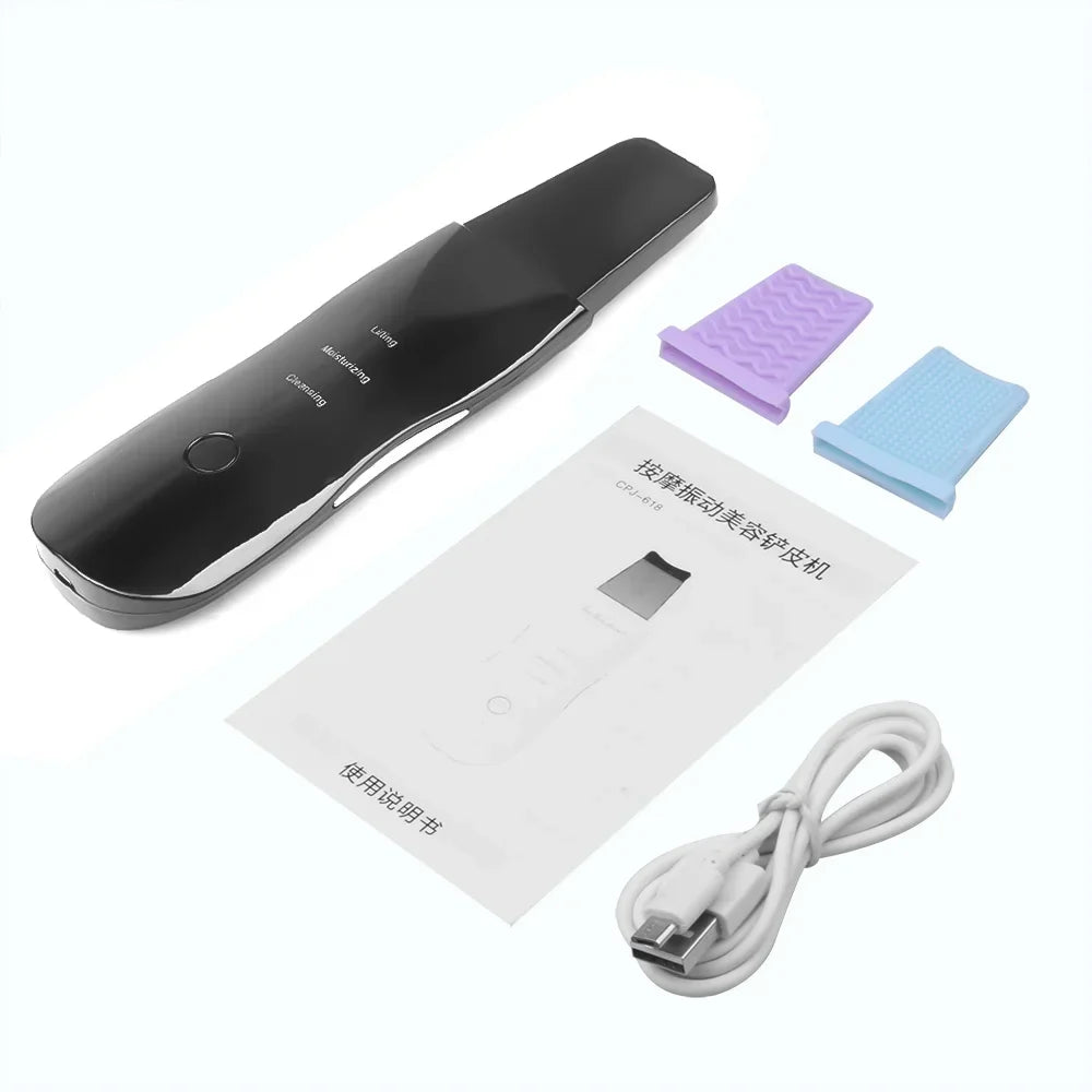 Showlu Smart General LED Acne Spot Pen with precision tip for targeted acne treatment, shown in a sleek black design.