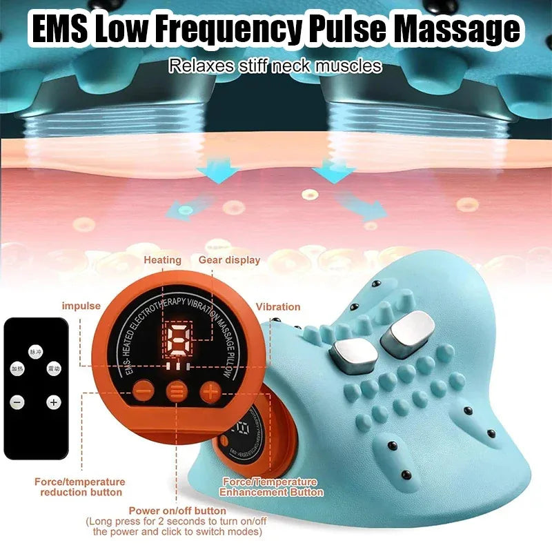 Showlu Smart General neck electric massage device with adjustable settings for relaxation and pain relief.