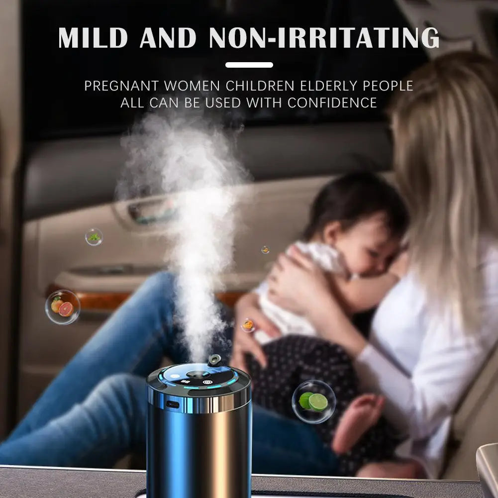 Xyzplus car diffuser humidifier with 5 modes, aromatherapy diffuser, air freshener for car, home, office, bedroom