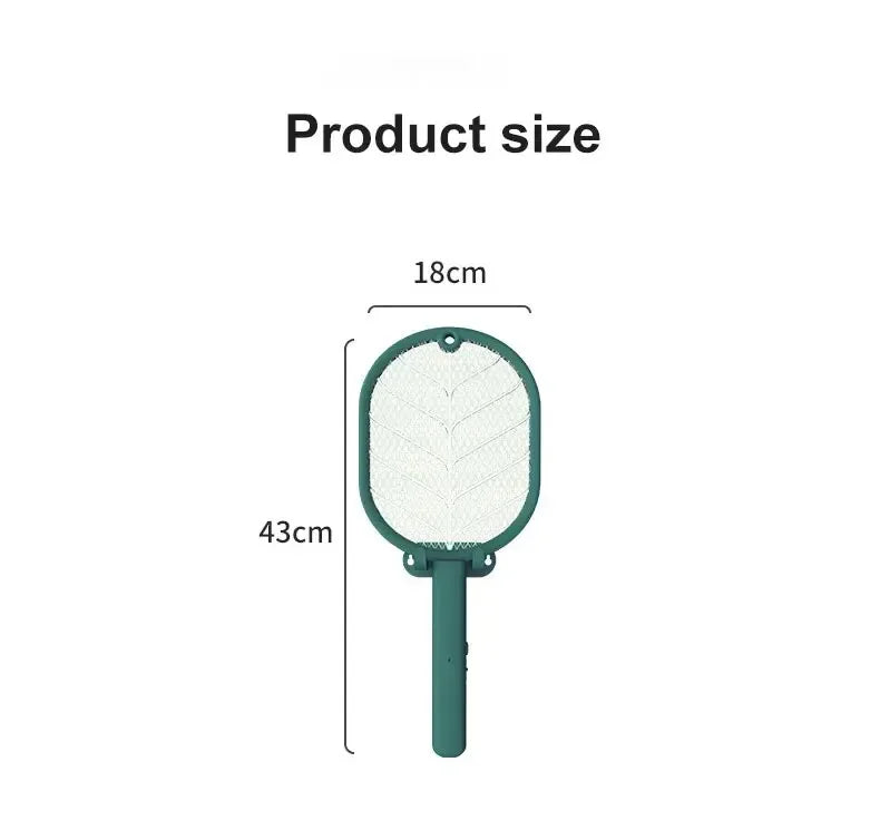 Showlu Smart General USB rechargeable electric mosquito swatter racket with a metal grid and ergonomic handle, ready for pest control.