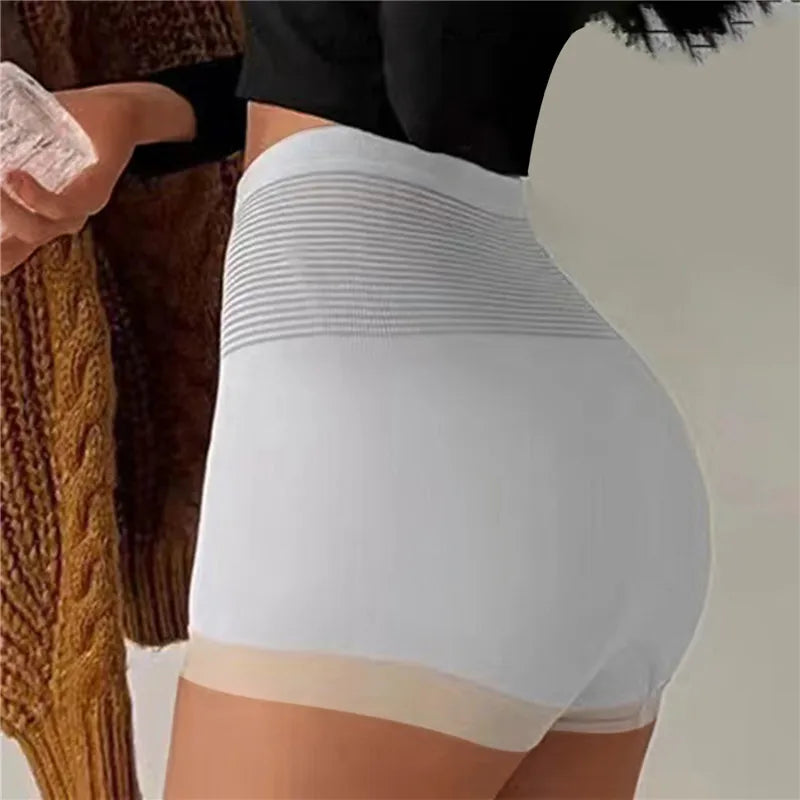 Women’s high waist shaping panties by Showlu Fashion, seamless breathable body shaper with tummy control and butt lifting features.