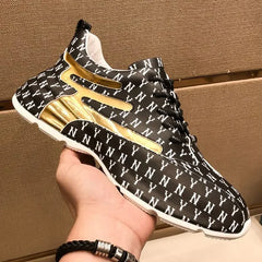 Luxury 2025 New Men's Breathable Sports Shoes Popular Low cut Thick Sole Elevated Casual Shoes Outdoor Running Shoes sneakers