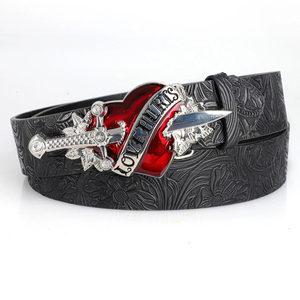 Retro men's bohemian fashion belt with personalized punk rock style for jeans, dresses, and casual wear, by Showlu Fashion Store.