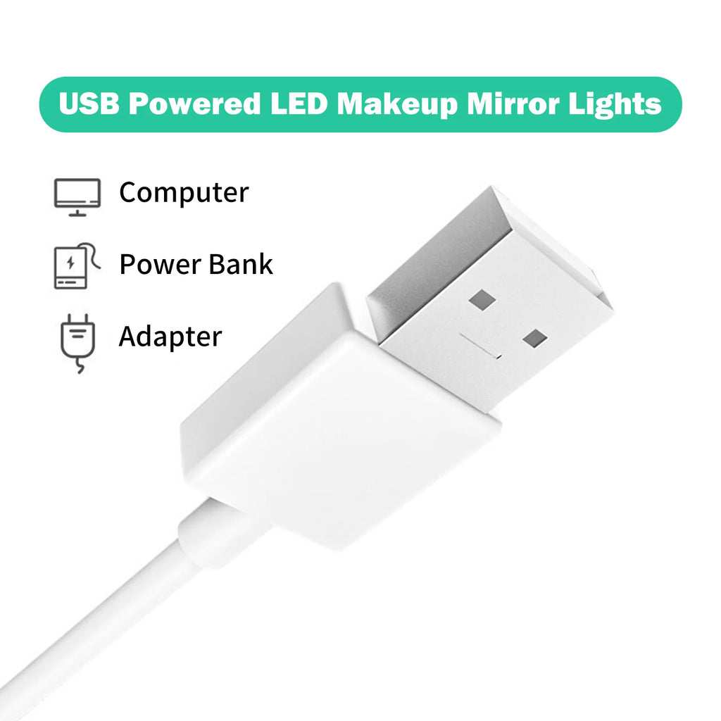 Showlu Smart General LED mirror backlight strip installed around a bathroom mirror, providing ambient lighting and modern style.