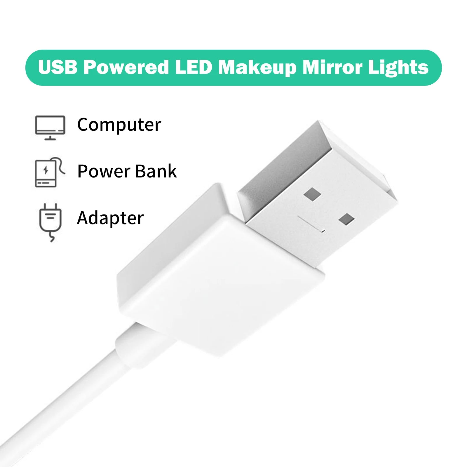 Showlu Smart General LED mirror backlight strip installed around a bathroom mirror, providing ambient lighting and modern style.