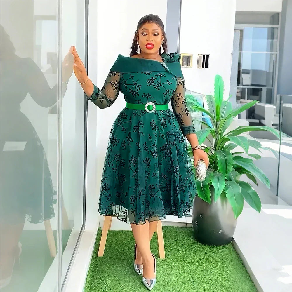 African print maxi dress by SHOWLU FASHION STORE, elegant plus size party gown with vibrant patterns and flowing silhouette.