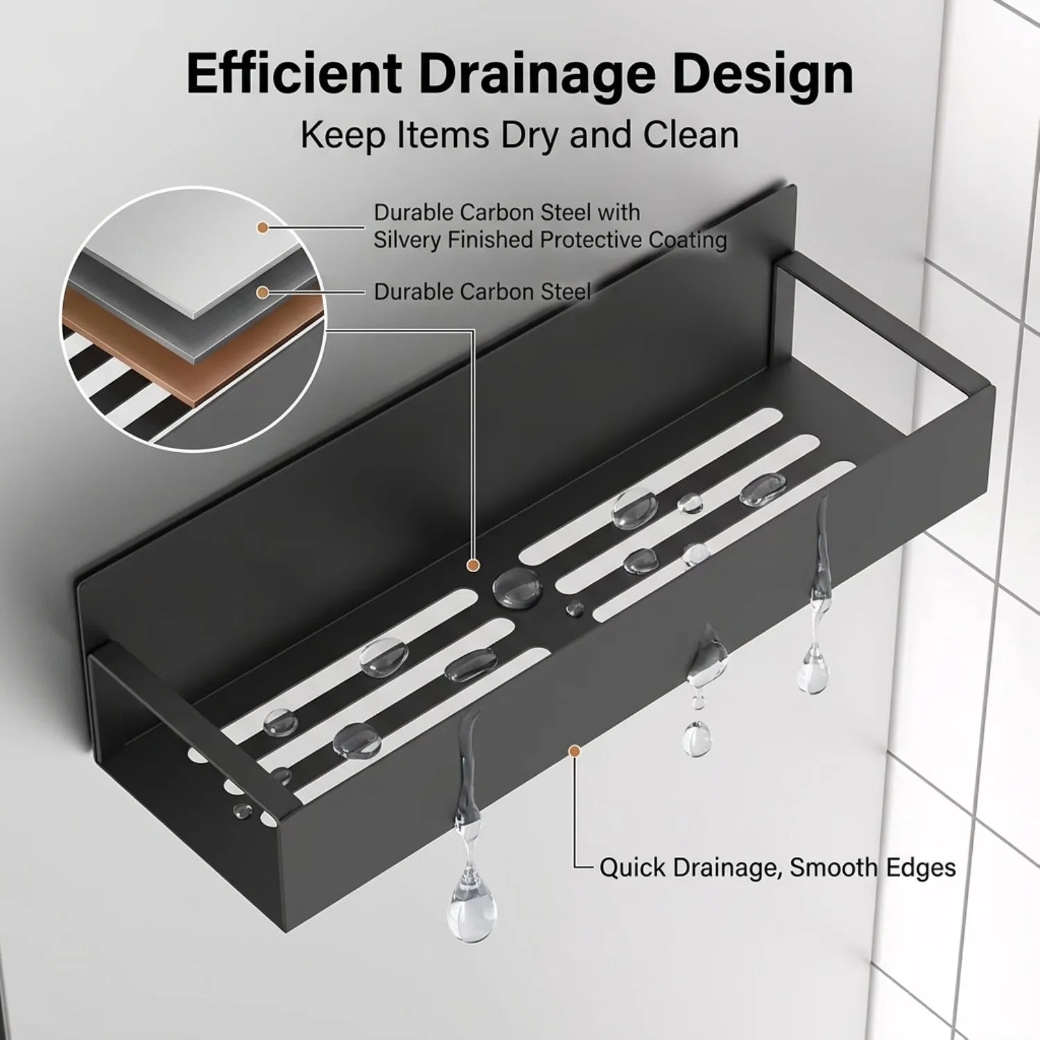 Showlu Smart General magnetic fridge spice rack with metal containers and hooks for organized kitchen storage.