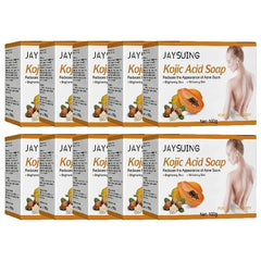 100g Kojic Acid Soap Original Papaya Soap Face Body Whitening Handmade Brighten Anti Aging Acne Remove Dark Spot Moisturizing