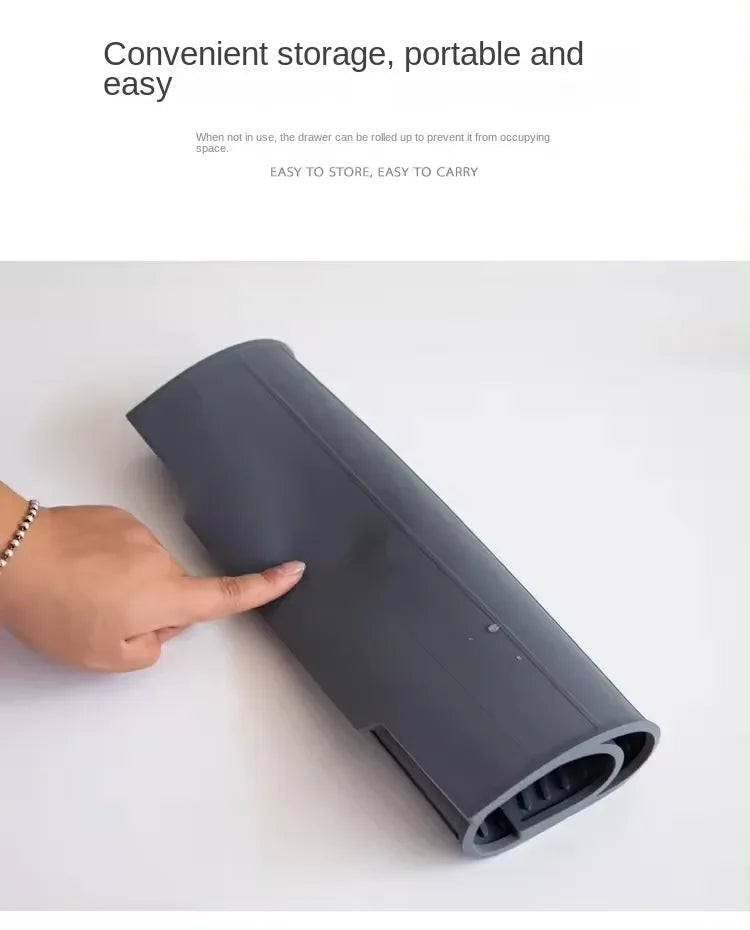 Showlu Smart General silicone sink protector mat with drainage holes, designed to prevent scratches and improve drainage in kitchen sinks.
