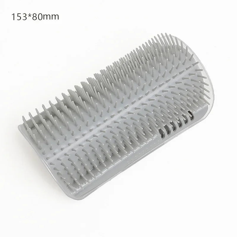 Showlu Fashion Store cat massage tool and self-cleaning pet hair removal comb with textured surface for gentle grooming and massage.