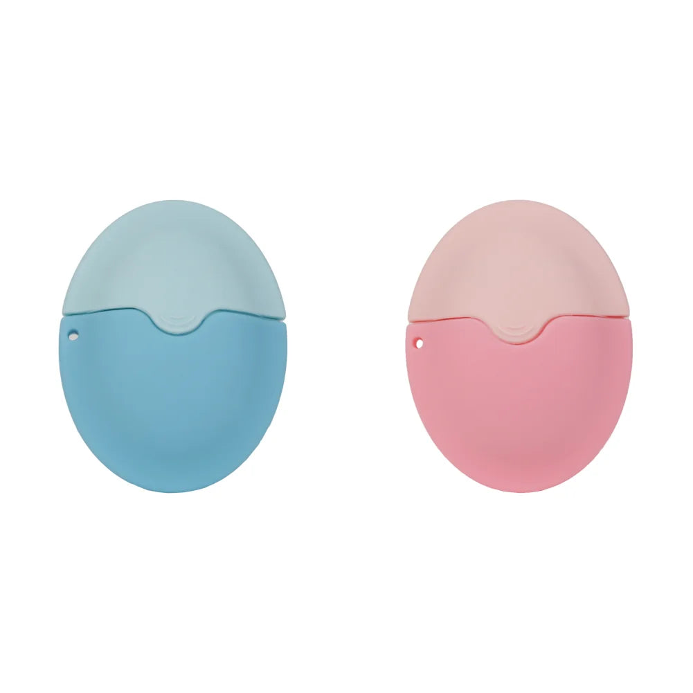 Showlu Fashion Store 55ML portable sunscreen applicator with refillable silicone roll-on sponge for travel and family sun protection.