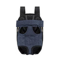 Showlu adjustable mesh pet carrier backpack for cats and dogs, featuring breathable design and secure shoulder straps.