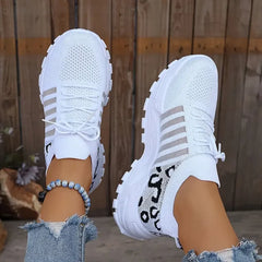 shoes woman 2025 [Leopard print sneakers] lightweight and breathable women's casual sneakers.women's shoes sale shoes