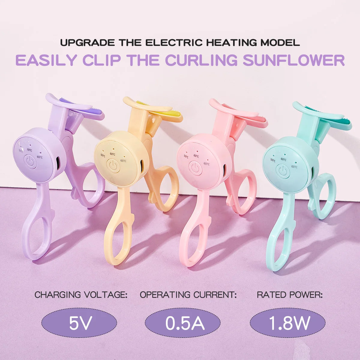 Showlu Smart General heated eyelash curler with ergonomic handle and heating pad for perfect, curl-enhanced eyelashes.