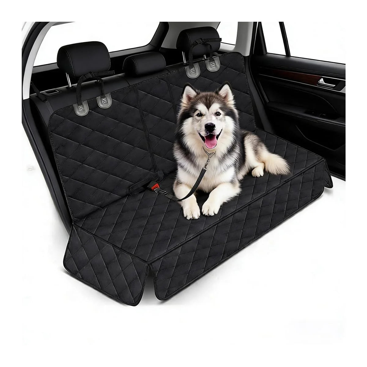 Large DUTRIEUX dog car seat cover by Showlu Fashion Store, waterproof Oxford pet mattress protecting car seats from pet messes.