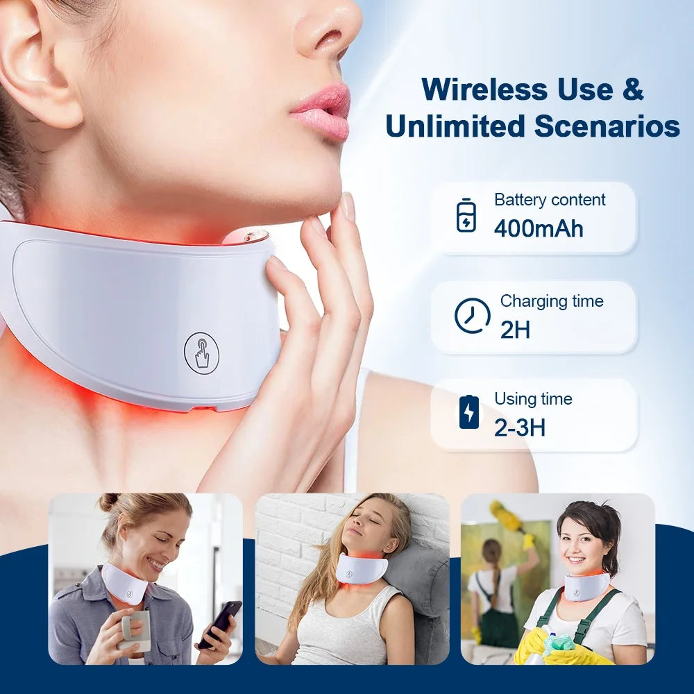 Showlu Smart General LED Face Mask Pro with adjustable straps and multiple light therapy settings for skincare.